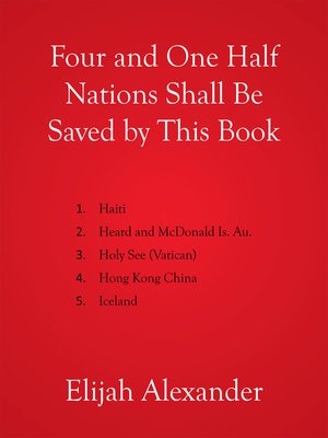 cover image of Four and One Half Nations Shall Be Saved by This Book